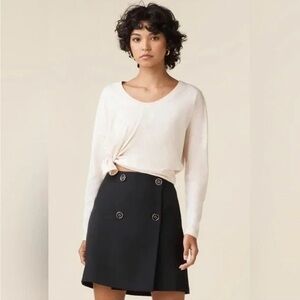 VETTA Convertible T Shirt in Cream—Size Large